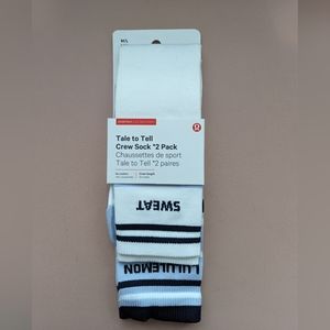 Lululemon Tale to Tell Sock 2pack M/L